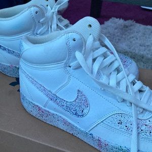 Custom Paint Splatter Air Force Ones